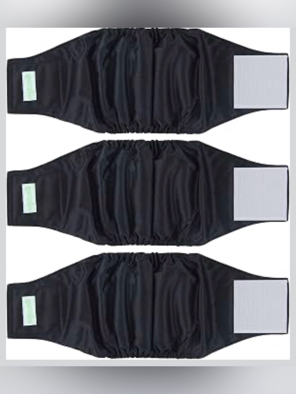 Wegreeco Male Dog Wraps, pack of three, Size L, NWT.